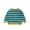 Your Wishes - Stripe French Knit - Sweater - Corsair