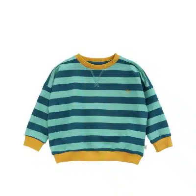 Your Wishes - Stripe French Knit - Sweater - Corsair