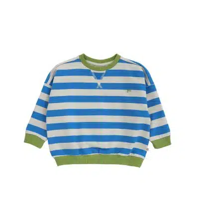Your Wishes - Stripe French Knit - Sweater - French Blue