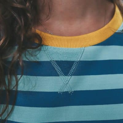 Your Wishes - Stripe French Knit - Sweater Mom - Corsair