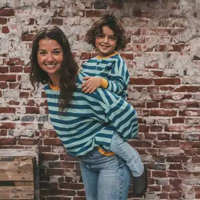 Your Wishes - Stripe French Knit - Sweater Mom - Corsair