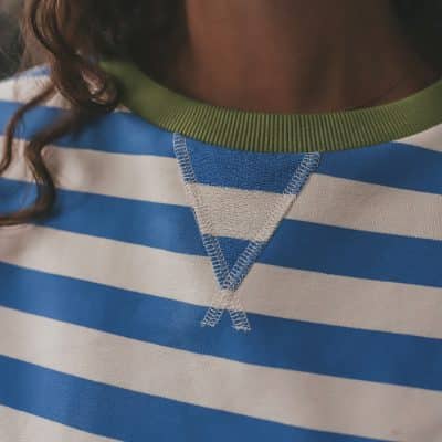 Your Wishes - Stripe French Knit - Sweater Mom - French Blue