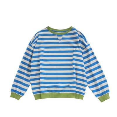 Your Wishes - Stripe French Knit - Sweater Mom - French Blue