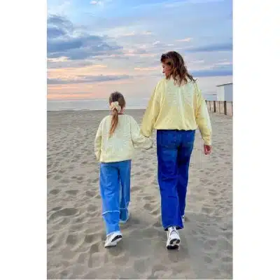 Ella and Rapha - Little Sweatshirt - Sun X Moments Magazine