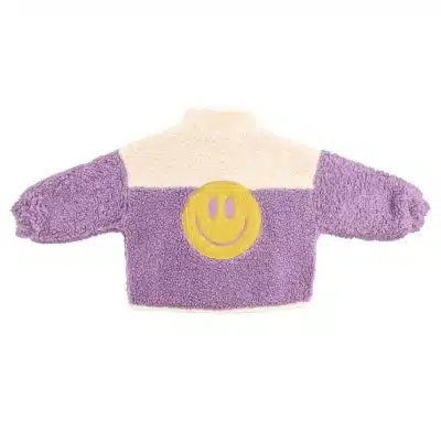 Ella and Rapha - Little Teddy - Smiley Jacket - Happy Lilac - 1/2
