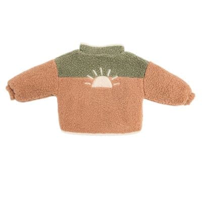 Ella and Rapha - Little Teddy - Sun Jacket - Soft Green