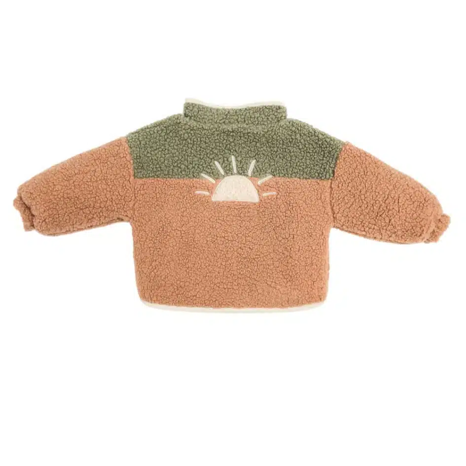 Ella and Rapha - Little Teddy - Sun Jacket - Soft Green