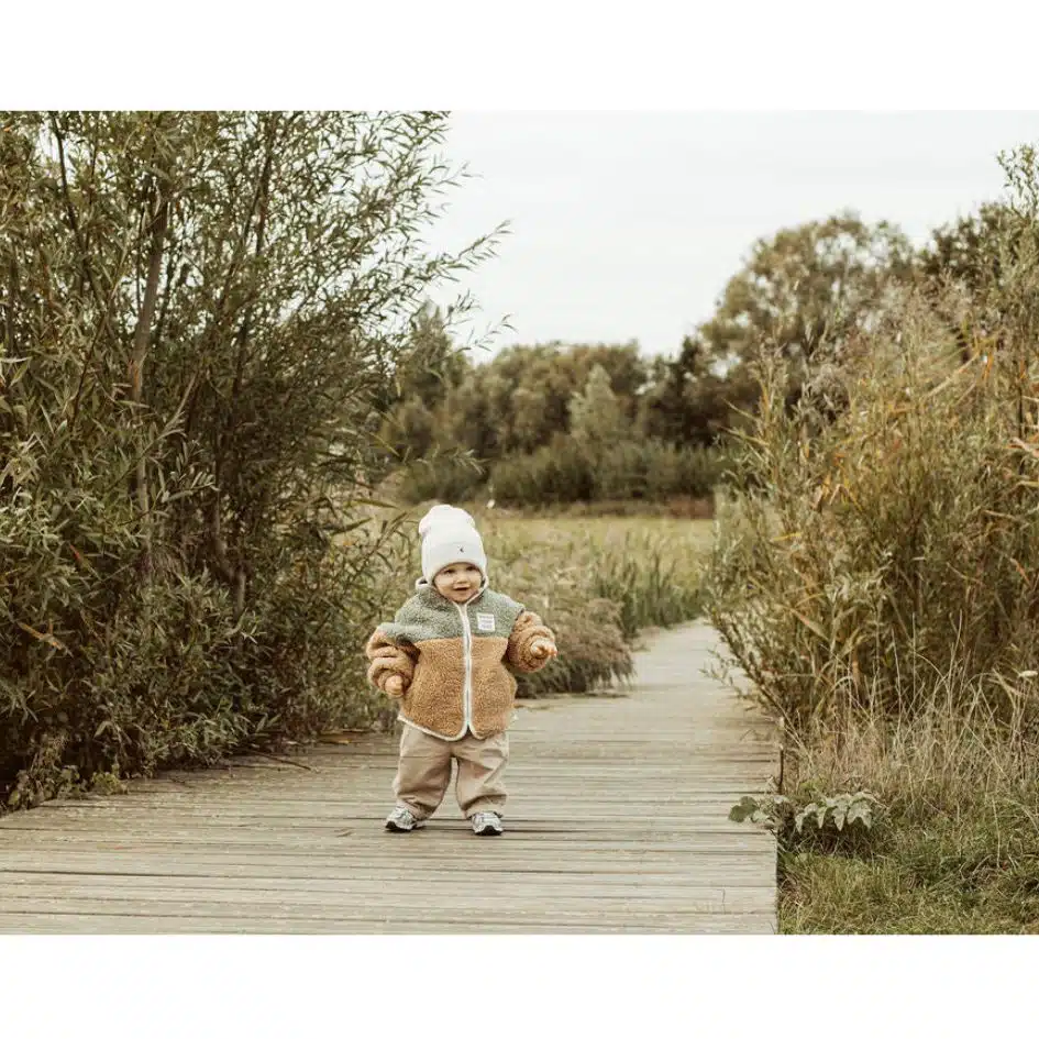 Ella and Rapha - Little Teddy - Sun Jacket - Soft Green