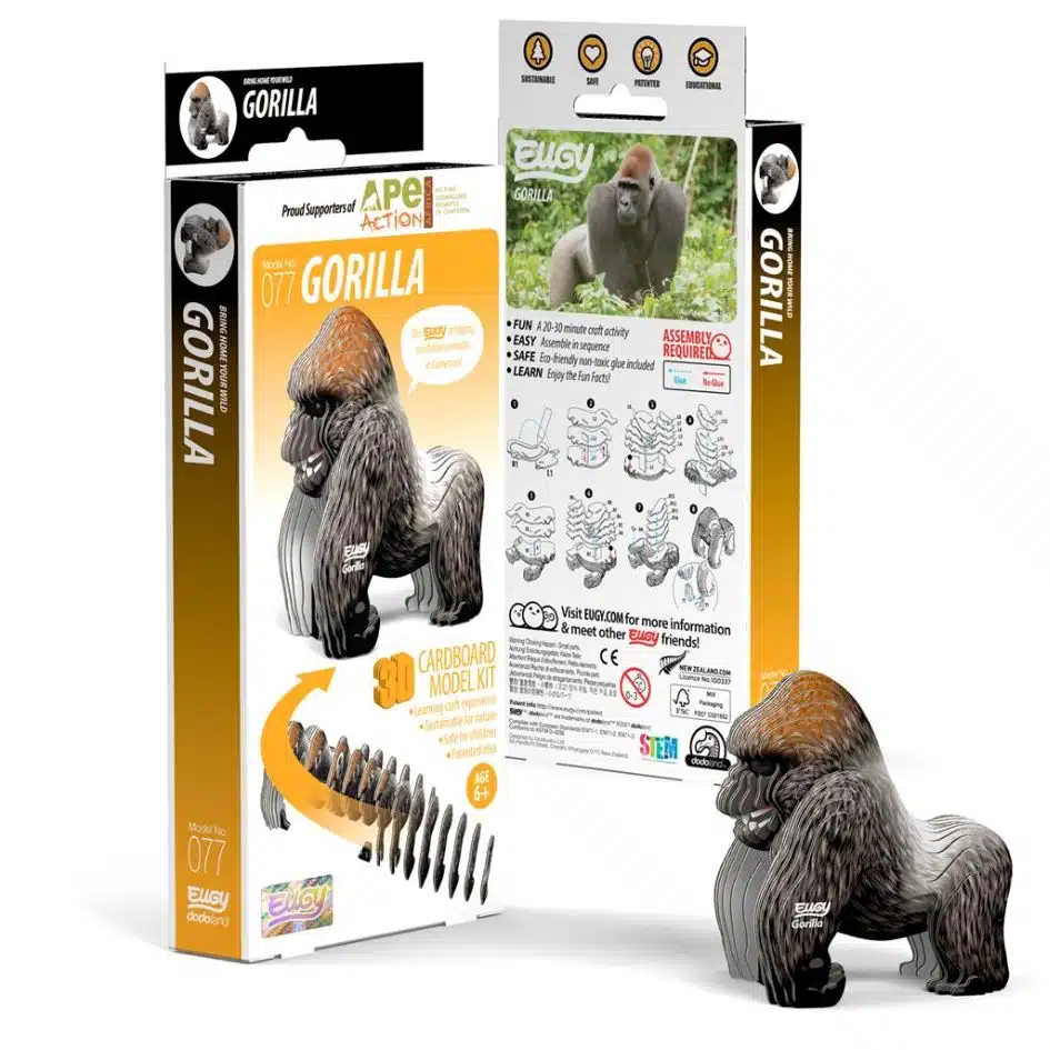Eugy - 3D Puzzel - Gorilla