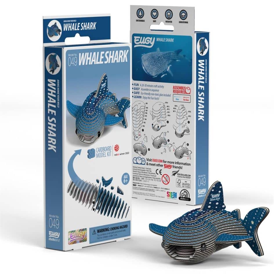 Eugy - 3D Puzzel - Walvishaai