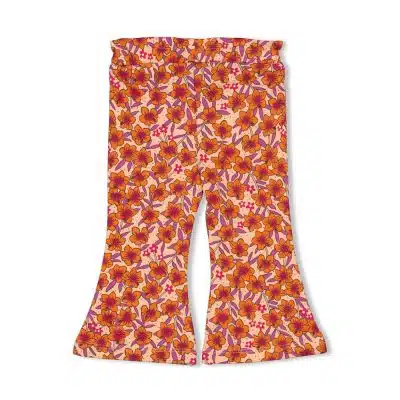 Feetje - Flare broek AOP - Love Peace Aloha