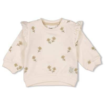 Feetje - Sweater AO embroidery relaxed fit - Let Your Dreams Blossom
