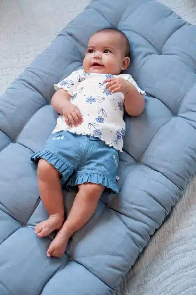 Feetje -T-shirt rib AOP - Summer Denims