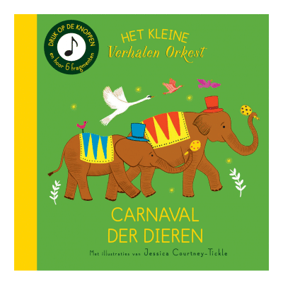 Het kleine verhalenorkest - Carnaval der dieren (karton)
