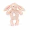 Jellycat - Bashful Blush Bunny Ring Rattle