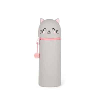 Legami - Kawaii - 2 in 1 Silicone Pencil Case - Kitty