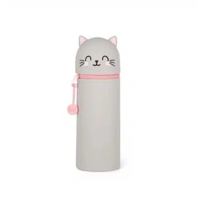 Legami - Kawaii - 2 in 1 Silicone Pencil Case - Kitty