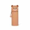 Legami - Kawaii - 2 in 1 Silicone Pencil Case - Teddy Bear