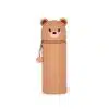 Legami - Kawaii - 2 in 1 Silicone Pencil Case - Teddy Bear