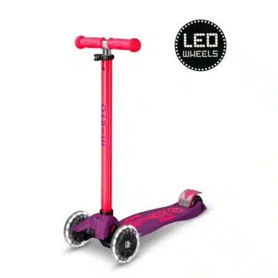 Micro Step - Maxi Deluxe Led - Paars/Roze Neon