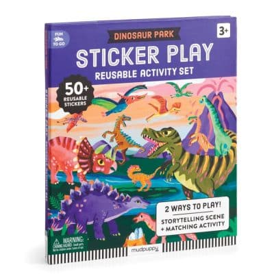 Mudpuppy - Herbruikbare Stickers - Dinosauruspark