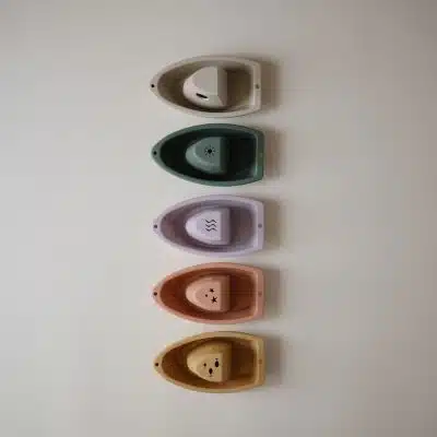 Mushie - Bath Boats - Rustic