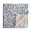 Mushie - Muslin Swaddle - Blue Flowers