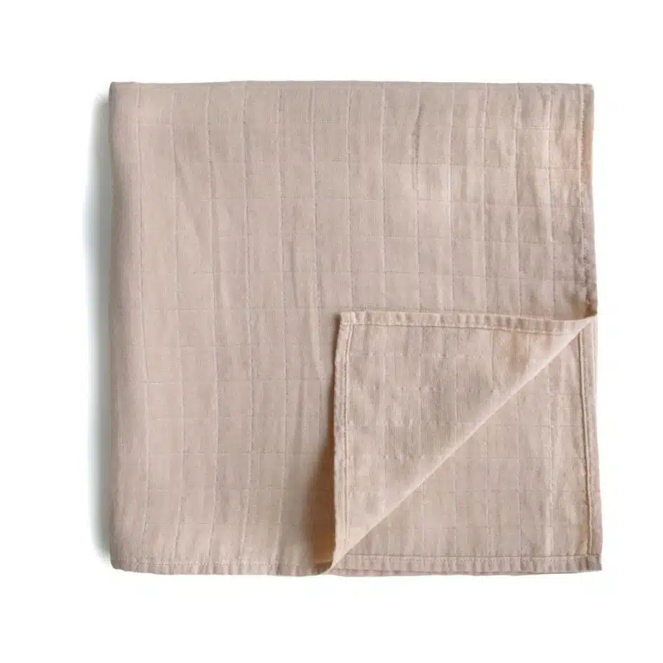 Mushie - Muslin Swaddle - Blush