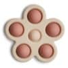 Mushie - Press Toy - Flower - Rose/Blush/Shifting Sand