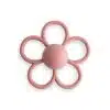 Mushie - Rattle Daisy Teether - Dusty Rose