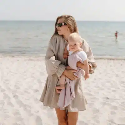 Muslin Swaddle - Soft Mauve