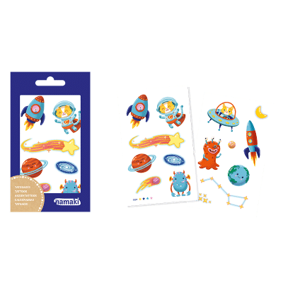 Namaki - Kindertattoo - Space