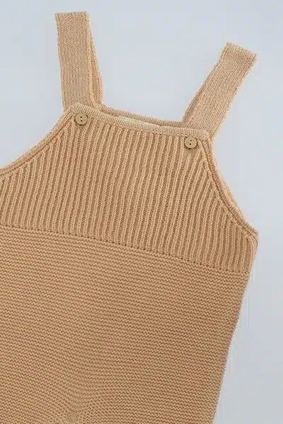 Petit Maison - Knitted Dungaree - Seyo - Honey Peach