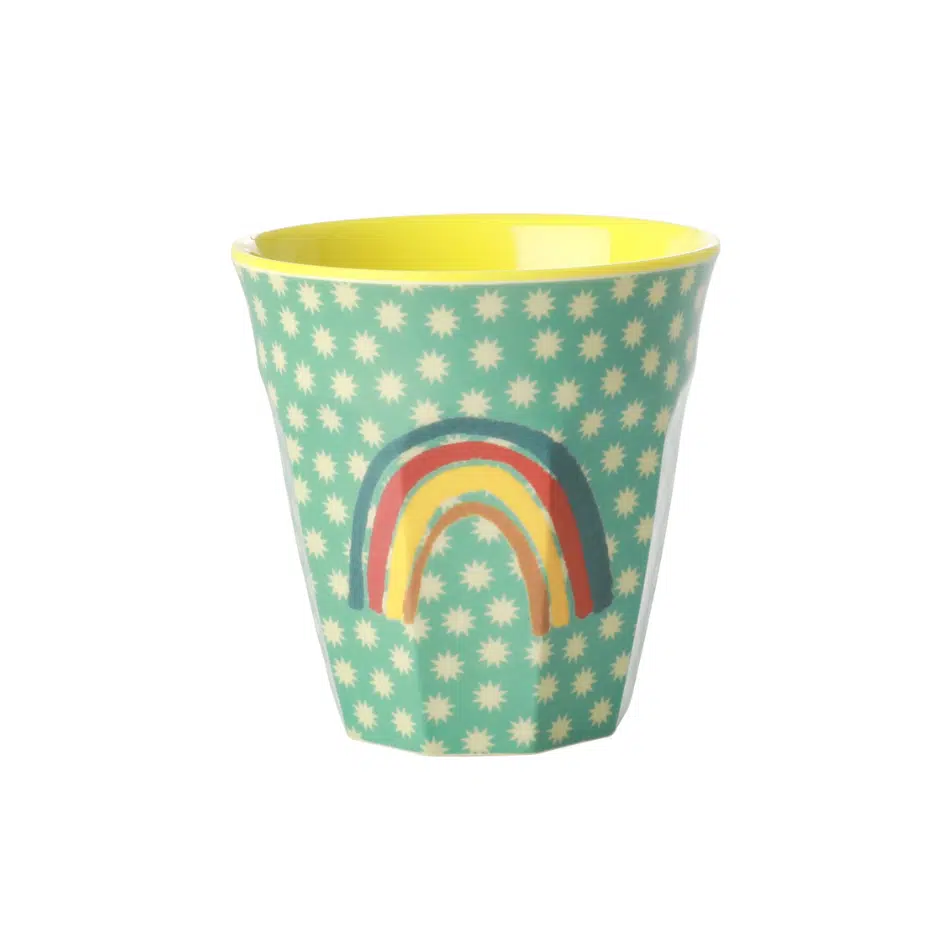 Rice - Middelgroot Beker - Meerkleurig - Rainbow and Stars - 250 ml