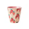 Rice - Middelgroot Beker - Zacht roze - Strawberry - 250 ml