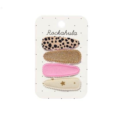 Rockahula Kids - Leopard Fabric Clip Set