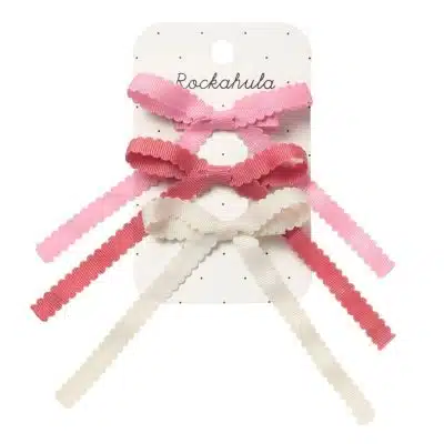Rockahula Kids - Scalloped Bow Tie Clips 3 pack