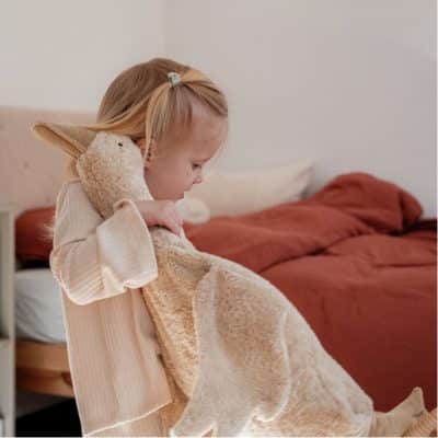 Senger - Cuddly animal Goose large - Linnen