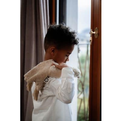 Senger - Cuddly animal Goose small - Linnen