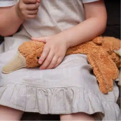 Senger - Cuddly animal Goose small - Rust