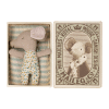 Sleepy/Wakey Baby Mouse in Matchbox - Blue