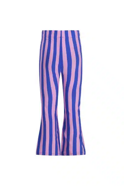 The New Chapter - Flared Pants - Nena - Blue Pink Stripes