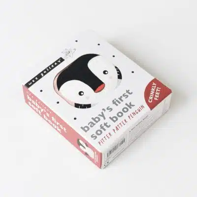 Wee Gallary - Baby's eerste soft book - Penguin