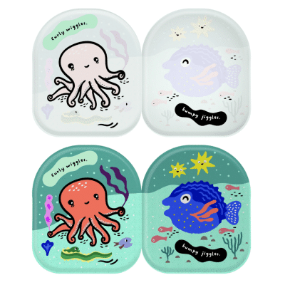 Wee Gallary - Badboekje - Shaped Bath Book – Octopus & Friends