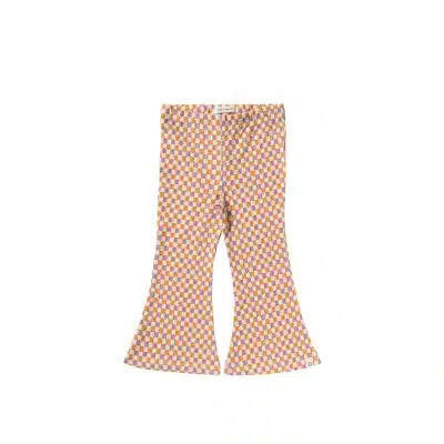 Your Wishes - Mini Check - Flared Legging