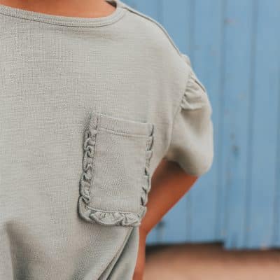 Your Wishes - Textured Jersey - Front Tie Shirt