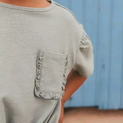 Your Wishes - Textured Jersey - Front Tie Shirt