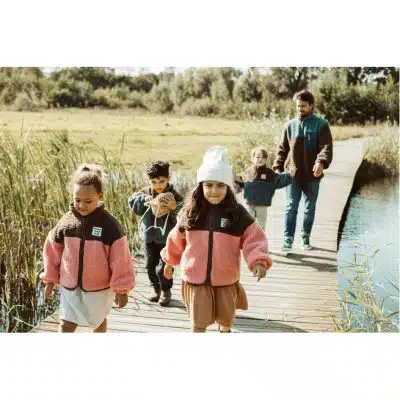 Ella and Rapha - Little Teddy - Smiley Jacket - Pink