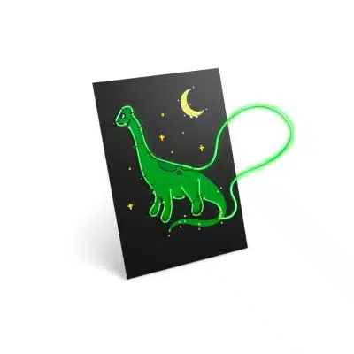 KIDYWOLF - Kidyneon - Knutselpakket Wanddecoratie - Dino