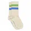 Melton - Sporty stripe socks - Light Beige Melange
